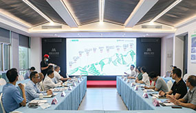 厦门墟市美区胡旭彬区长一行莅临尊龙人生就是博首页集团调研